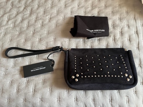 Pochette clap daim noir - pochette,