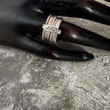 Bague argent vintage 5 anneaux