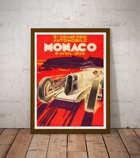 Affiche-Poster Vintage Monaco