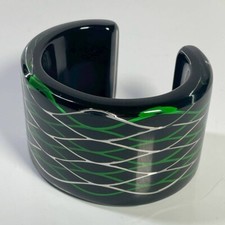 Bracelet KENZO × H&M noir vert lucite
