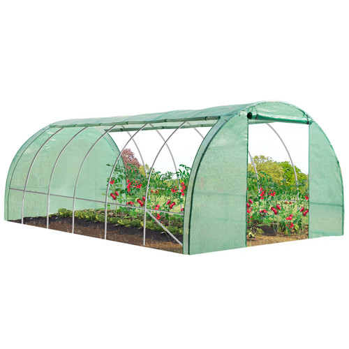 Serre jardin tunnel 18m - de,