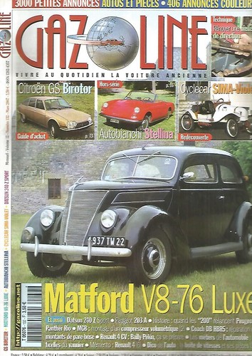 Gazoline 132 matford - gazoline, n°132
