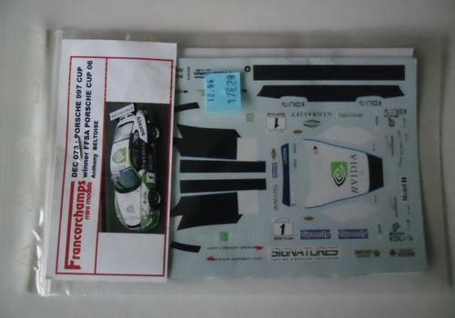 Decal porsche 997 gt3 - decal, cup