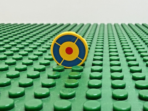 Lego yellow tile round - lego,