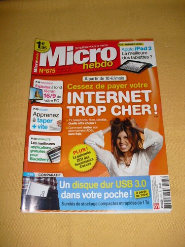 Micro hebdo 675 mars - micro, n°675