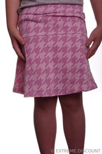 Girls Pink Skirt Skort Stretch Scooter Cotton Checker 6 6X 10 12 14 16 Plus NEW