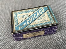 Boite plumes encre CHICAGO n° 993 écriture calligraphie