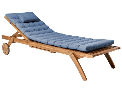 Chaise longue bois acacia - longue,