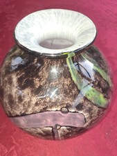 SUPERBE ANCIEN VASE BOULE EN