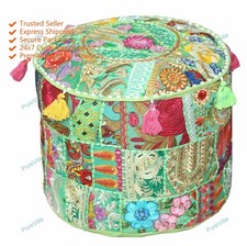 Indien Floral Pouf Ottomane