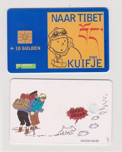 Tintin carte de téléphone - de,