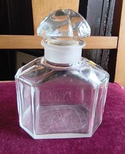   Flacon Ancien En Cristal