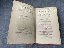 Livre MIREILLE poème provençal Frédéric MISTRAL traduction provençal MIREIO 1905