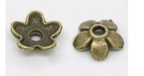 Perles coupelles fleur 5 - ,