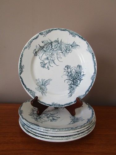 Assiettes plates anciennes - 6,