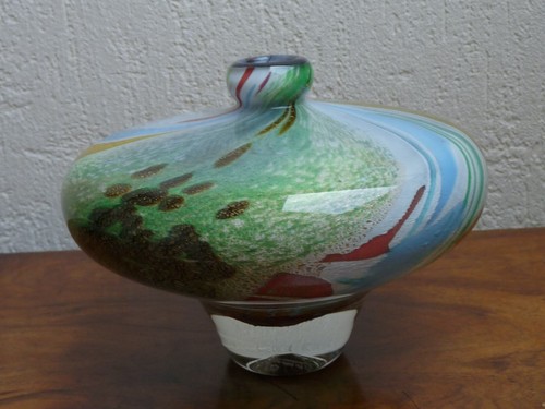 Superbe rare vase -  en, verre