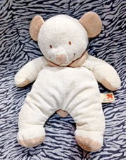 P? NICOTOY THE BABY COLLECTION  DOUDOU PELUCHE OURS CREME BEIGE 35CM ETAT NEUF