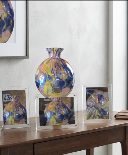 Vase verre soufflé - en,