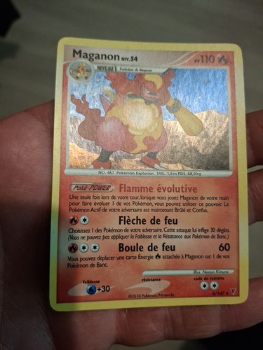 Carte pokémon maganon - carte,