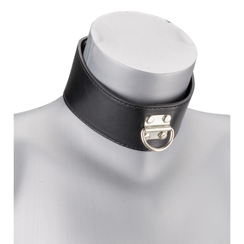 Collier cuir bdsm laisse - collier,