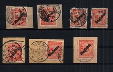 Lot de timbres de service du
