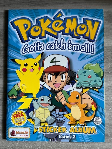 Album sticker pokemon merlin - album,