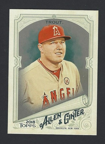 2018 topps allen ginter a - allen, &