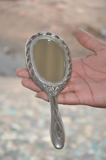 Vintage Métal Blanc Victorien