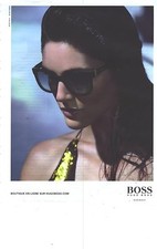 PUBLICITE 2012   HUGO BOSS lunettes de soleil