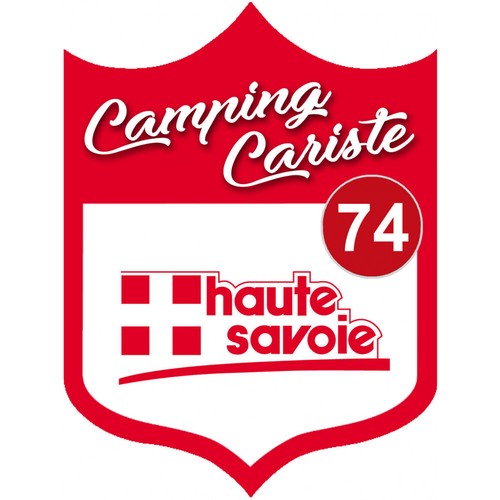 Blason camping cariste - cariste, haute