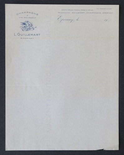 Lettre vierge champagne - , l