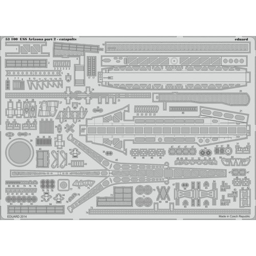 Eduard 53100 uss arizona part - eduard,