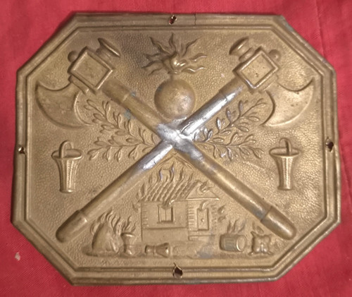 Plaque laiton giberne - plaque,
