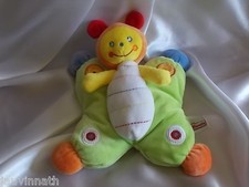 Doudou papillon, abeille, semi-plat, Pommette