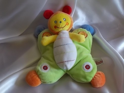 Doudou papillon abeille - doudou, papillon,