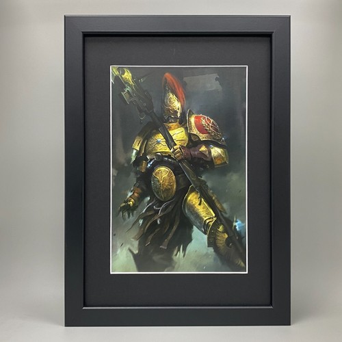 Adeptus custodes art encadré - adeptus,