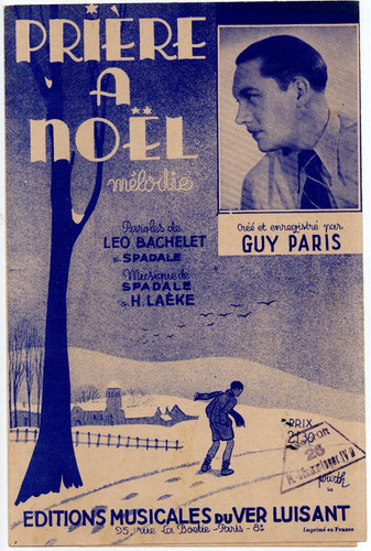 Partition cht 1939 guy paris - -,