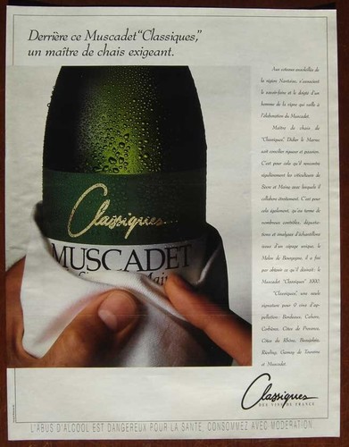 Publicité papier vins - publicité,