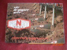 ANCIENNE  BROCHURE   PUBLICITAIRE   CHARRUES   FENET  CFMA  2