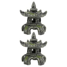  2 Pcs Décorations D'aquarium Sculpture Du Poisson D'aquarium