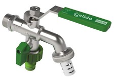 Double sortie duo jardin extérieur robinet ball valve robinet 1/2" x 3/4