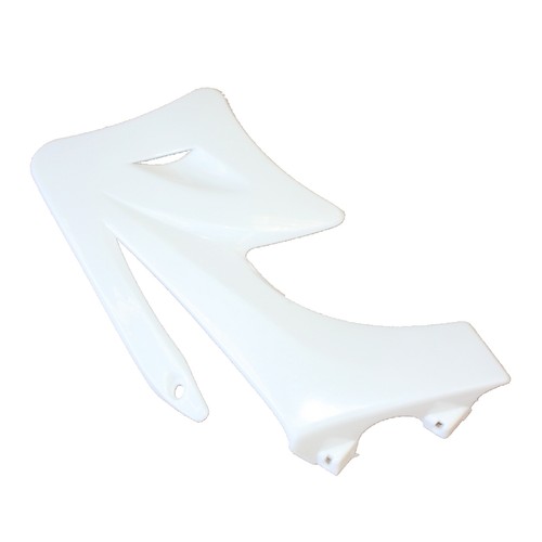 White plastic front right tank - white,