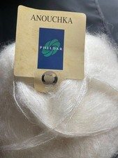 VINTAGE- PHILDAR ANOUCHKA ECRU 58% mohair 1 pelote 400 g neuve