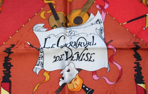 Foulard carré hermès le - hermès, "le