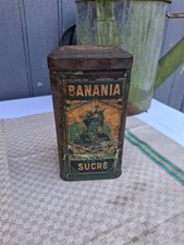 boite tole BANANIA BLEUE