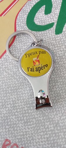 Porte clé décapsuleur coupe - porte,