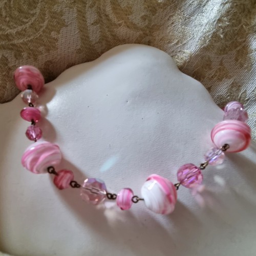 Collier sautoir ancien perles - sautoir,