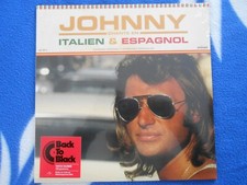 JOHNNY HALLYDAY.  'Chante en Italien & Espagnol'  33T Vinyle couleur marbré