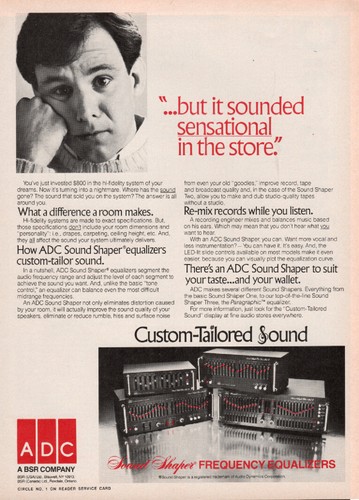 Adc sound shaper equalizers - sound,
