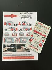 DECALS 1/43 MITSUBISHI LANCER